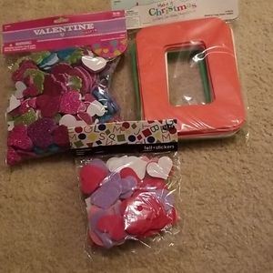 Valentine's and Christmas crafts as a bundle